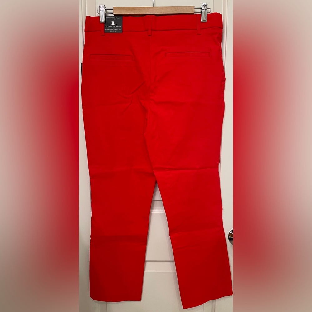 Jules & Leopold Bright Red Cropped Sailor Pants - Picture 3 of 3